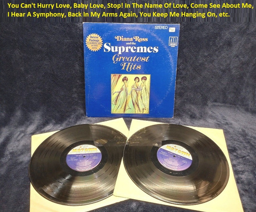 Vinilo Diana Ross & The Supremes Greatest Hits 1969 Motown