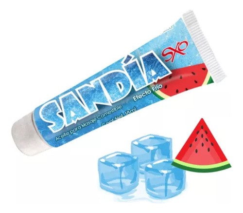 Lubricante Sxo Efecto Frio Sandia & Anestesico Anal Uva Sxo Sandia