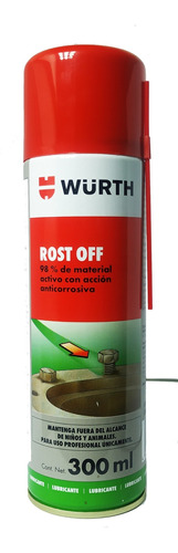 Spray Removedor De Oxido Würth (rost-off)