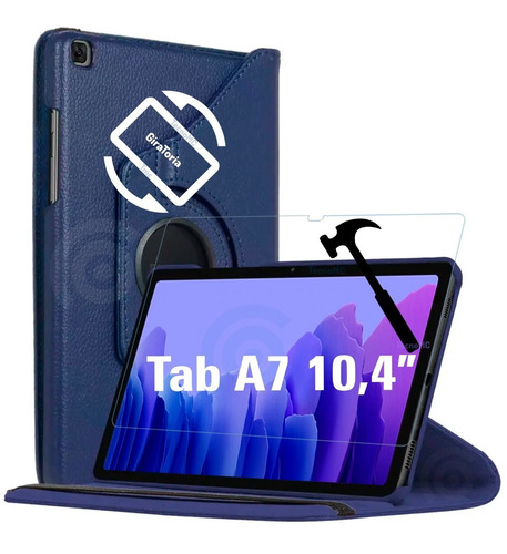 Funda + Vidrio Para Galaxy Tab A7 2020 10,4 PuLG. T500 T505
