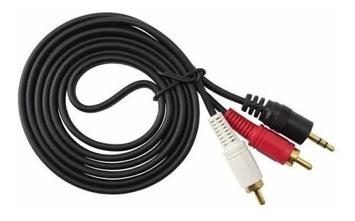 Cable De Audio Auxiliar Plug 3.5 A Rca Estereos 1.5 Metros