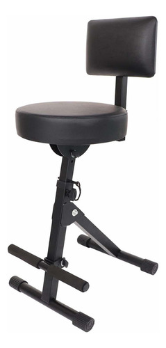 Silla De Tambor, Silla De Guitarra Con Respaldo, Cojín
