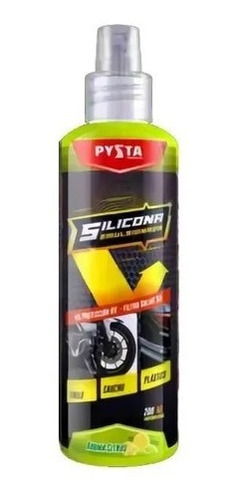 Silicona Spray Limpia Brilla Moto Carro Aroma Citrus 200ml