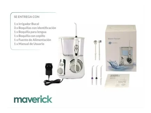 Irrigador Bucal Waterpik Dental Duchador Bucal Maverick