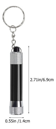 12 Peças De Mini Chaveiro, Lanterna Led, Chaveiro Externo Fl
