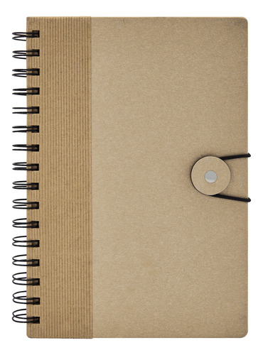 10 Piezas Libreta Ecologica Con Elastico Broche Berna
