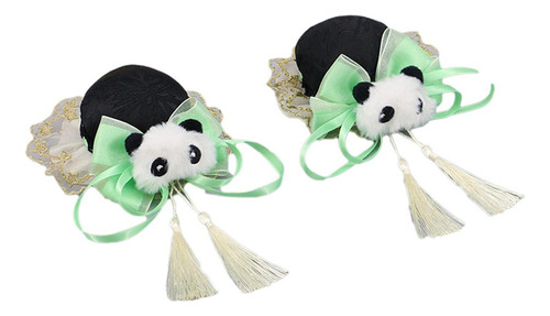 2 Pinzas Para El Cabello De Estilo Chino, Accesorios Verde