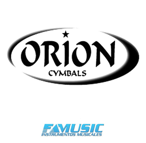 Imagen 2 de 10 de Platillo Crash Orion Prp18 + Soporte Boom + Palillos