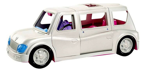 Veículo Carro Limousine Da Boneca Menina Loira Polly Pocket - Aberto Se Transforma Em Estação De Beleza Móvel - Acompanha Roupas Roupinhas E Acessórios - Mattel Brinquedos