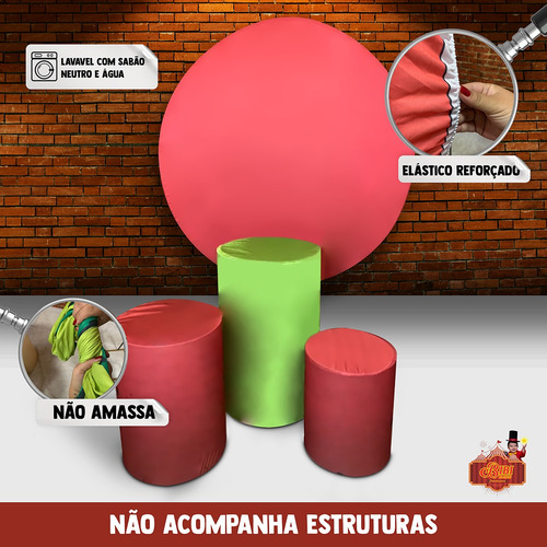 Kit Casadinho Festa+ Capa Trio Cilindros Bob Spnja Decoração