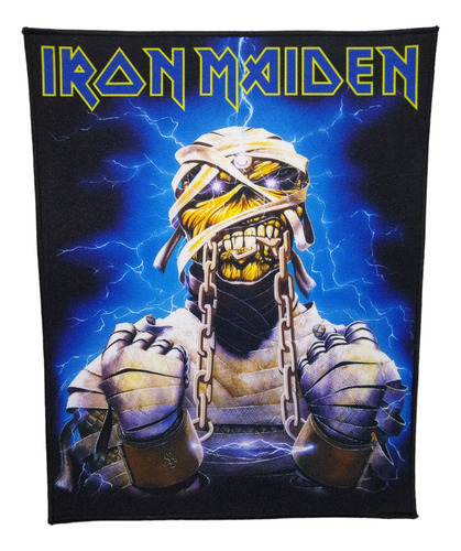 Espaldera Iron Maiden Eddie Powerslave Heavy Maniametal