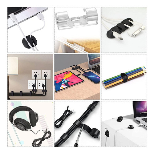 // 152 Piezas Kit Organizador Gestión De Cables Cables