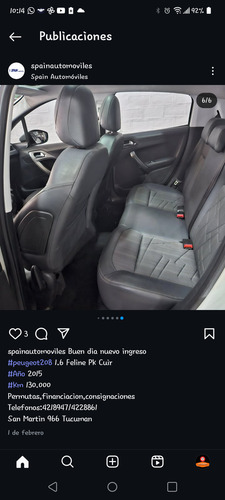 Peugeot 208 1.6 Feline Pack Cuir