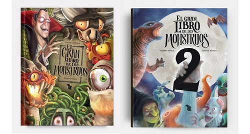 Combo El Gran Libro De Los Monstruos 1 Y 2 Rivadulla