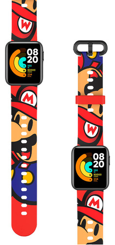 Correa Compatible Xiaomi Mi Watch Lite Mario Bros