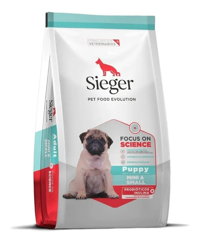Imagen 1 de 6 de Sieger Super Premium Cachorro M. Pequeña 12 Kg