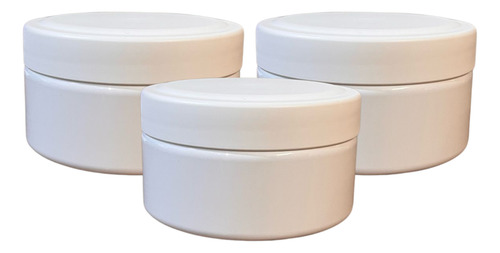 Kit 12 Pote Cosmético Pet Ab Plast 200ml Garopaba C Tampa