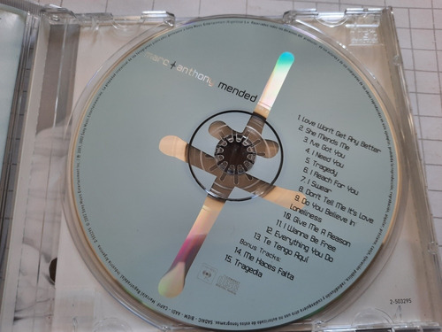 Marc Anthony - Mended 2002 / Cd - Primera Edicion