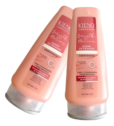Kleno Smooth In Motion Suero Crema De Peinar Cabellos Lacios