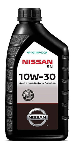 Aceite De Motor 10w-30 Nissan Versa 4lts - Original