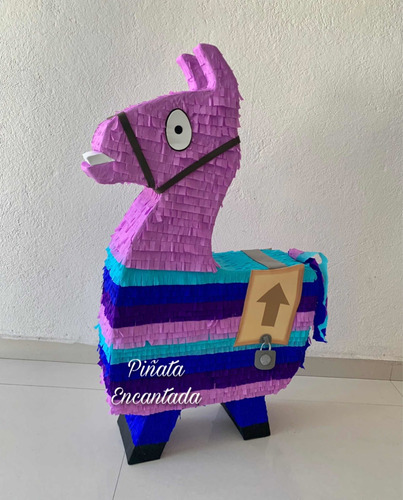 Piñata Llama Fortnite Videojuego Decoración Fiesta Infantil
