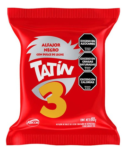 Alfajor Tatin Negro X 60gr