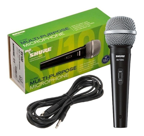  Microfono Shure Sv100 Estudio De Mano Sv-100 Pro