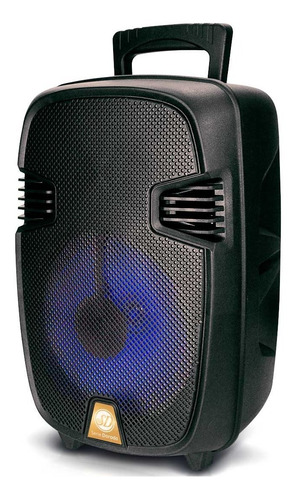 Sistema Audio Parlante Sd801 Serie Dorada Luz Led Rítmica