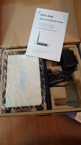 Router Wireless Tp Link 108m (usado Con Su Caja) (Usado)