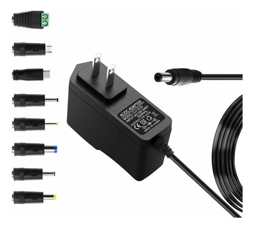 Adaptador De Corriente 5v 2a Con 8 Puntas Universal