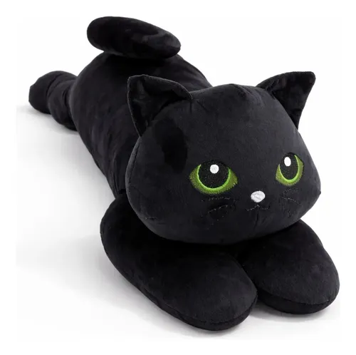 Almofada Gatinho Gigante 1,10m Pelúcia Macia Travesseiro