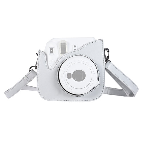 Andoer Pu Instant Camera Case Bag Com Correia Para Fujifilm