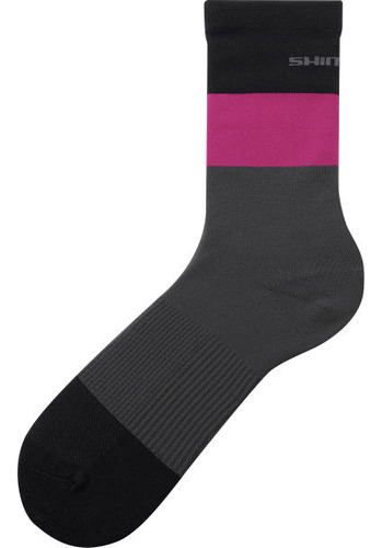 Meia Ciclismo Shimano Tall Socks Cinza/rosa