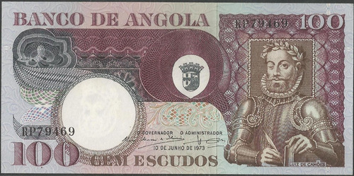 Angola 100 Escudos 10 Jun 1973 P106