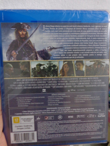 Piratas Do Caribe: A Vingança De Salazar Blu-ray Mando Cr