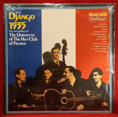 Django Reinhardt 1935 First Recordings Vinilo Crescendo Usa.