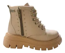 Comprar Botas Botitas Borcegos Nena Eco Cuero Plataforma Moda Cierre
