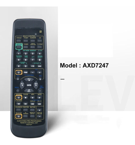 Mando A Distancia Para Receptor Pioneer Axd7247 R Vsx-d510 V
