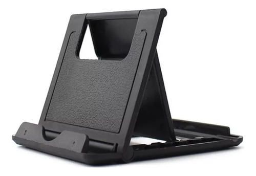 Soporte Celular, Tablet Para Escritorio Plegable Negro