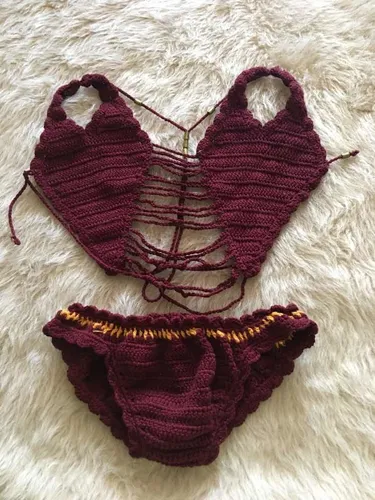 Bikini para nena al crochet new arrivals