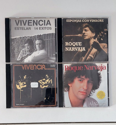 Cds Roque Narvaja + Vivencia Exitos (pack De 4 Albumes)