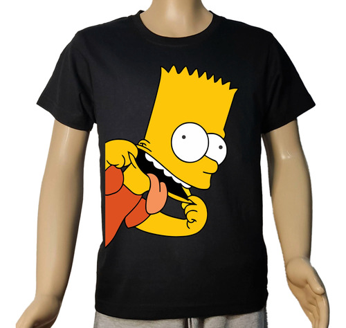 Camiseta Remera Bart Simpson 2 Bellos Diseños Varios Colores