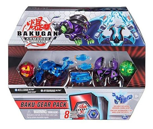 Bakugan Baku-gear 4-pack, Nillious Ultra Con Cy4n R