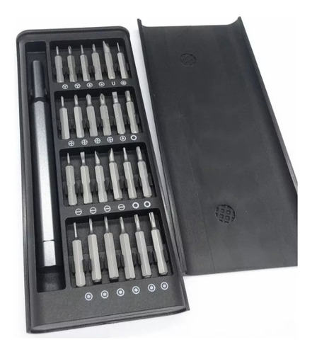 Kit Destornillador 24 Puntas Estrella Torx Y U Triángulo Hex