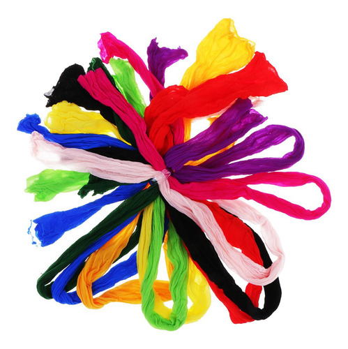 Material De Flor De Nylon Coloreado Para Proceso Diy De Flor