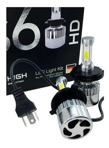 Bi Led Cree H4 Alta Y Baja Bixenon S6 Hd 44000 Lumens