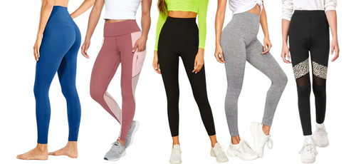 Lote De Leggins Mujer Importación 10 Pz Tallas Variadas 