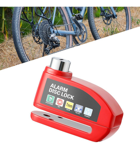 De Disco Con Alarma Genérica Con Piezas Clave Para Rojo