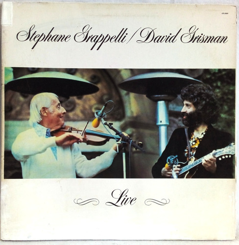 Stephane Grappelli David Grisman Live Lp 1989 Frete 20