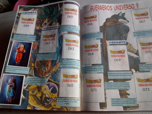 Album Dragon Ball Super Torneo Del Poder Sticker Mas Sobres